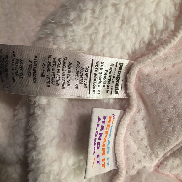 Patagonia White Hoodie Kids Size XL / 14 - Picture 2 of 8
